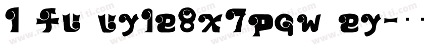 1 fu vyle8x7pqw ey字体转换